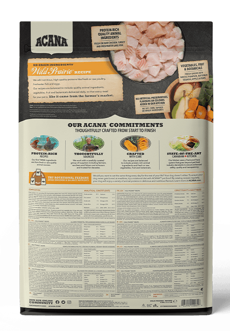 Acana Dog Wild Prairie Recipe (11.4kg)
