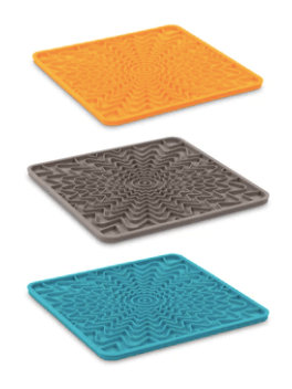 MM FRAMED SILICONE LICK MAT ORNG