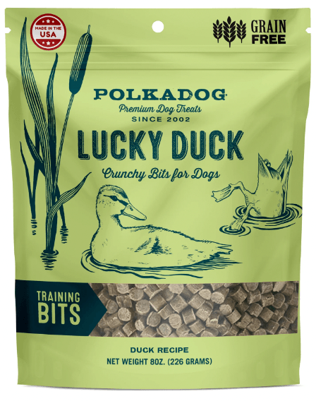 POLKADOG LUCKY DUCK BITS 8OZ