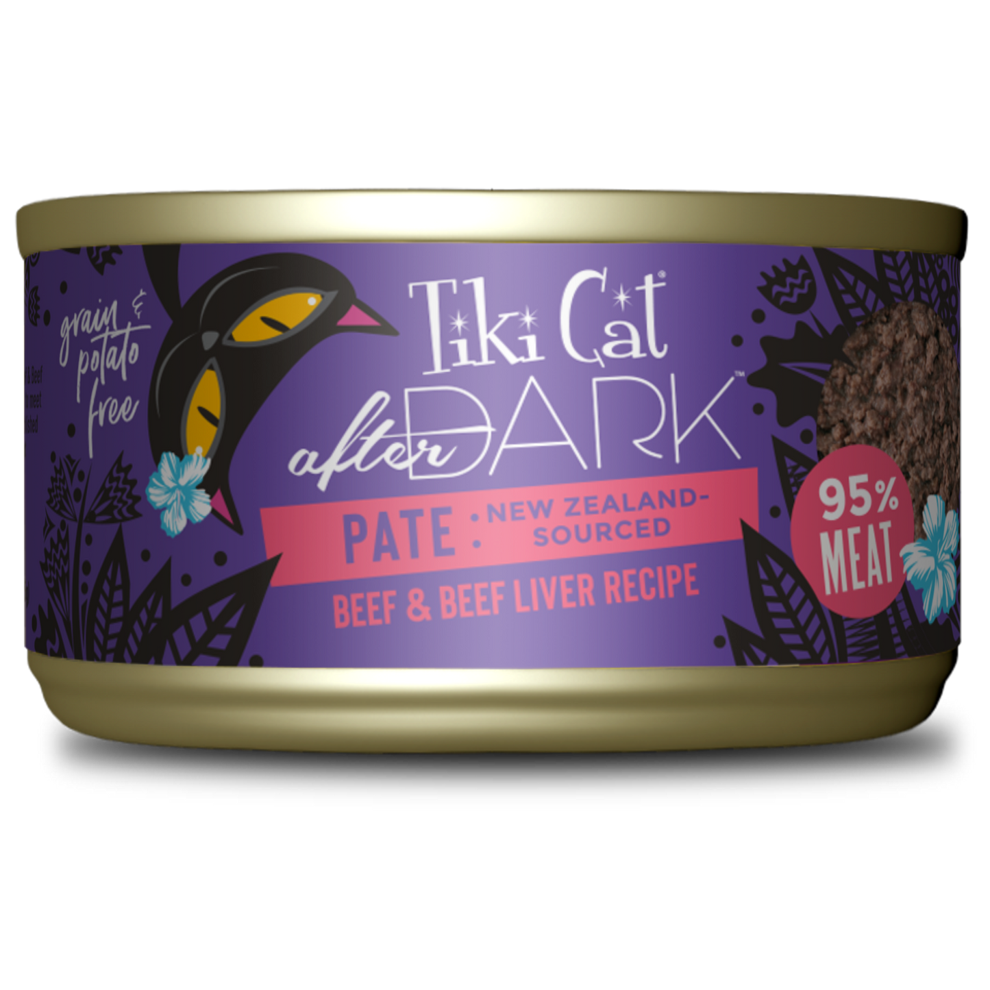 TIKI CAT AFTER DARK BEEF PATE 3OZ