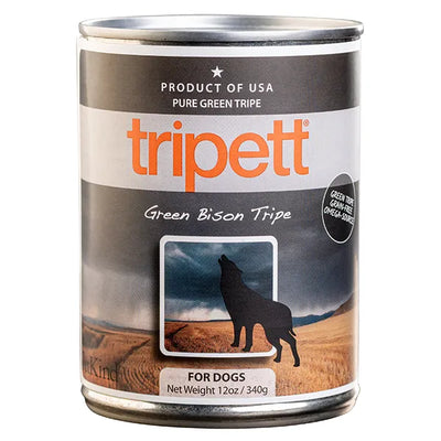 TRIPETT GREEN BISON TRIPE DOG CAN 396G - Tail Blazers Etobicoke
