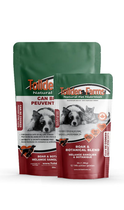 Tollden Farms Boar & Botanical Blend (3lb) - Tail Blazers Etobicoke