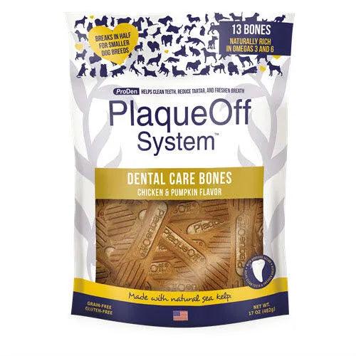 ProDen Plaque-Off Chicken & Pumpkin Dental Bones (17oz)