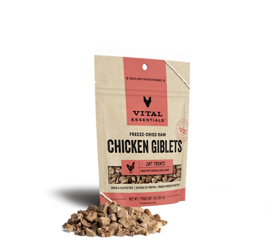 Vital Essentials Cat Freeze-Dried Chicken Giblets Treat (1oz) - Tail Blazers Etobicoke
