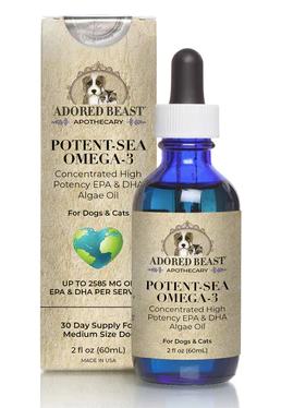 Adored Beast Potent-Sea Omega-3 Algae Oil (60 mL) - Tail Blazers Etobicoke