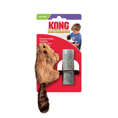 Kong Catnip Refillables Beaver Cat Toy - Tail Blazers Etobicoke