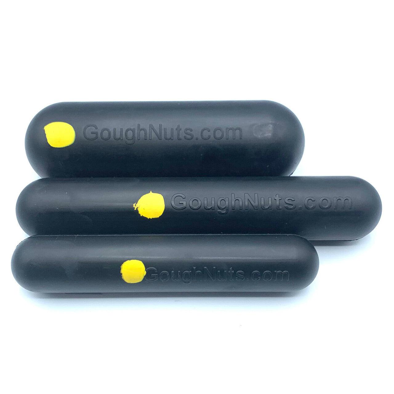 Goughnuts Original 0.75 Black Rubber Stick Toy