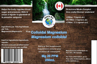 Earth MD Colloidal Magnesium Spray (250mL) - Tail Blazers Etobicoke