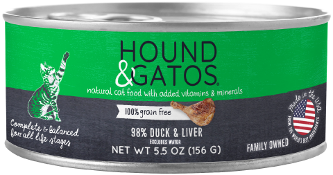Hound & Gatos Duck & Duck Liver Cat Can (5.5oz) - Tail Blazers Etobicoke