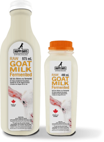Happy Days Raw Fermented Goat Milk (490mL)