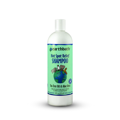 Earth Bath Hot Spot Relief Shampoo with Tea Tree & Aloe (16oz) - Tail Blazers Etobicoke
