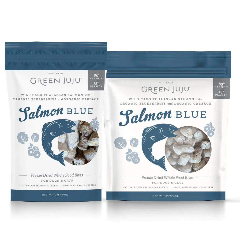 Green Juju Freeze-Dried Salmon Blue Bites (3oz)