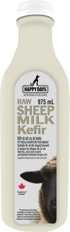 Happy Days Raw Sheep Milk Kefir (975mL) - Tail Blazers Etobicoke