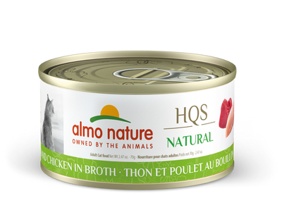 Almo Nature HQS Natural Tuna & Chicken Cat Can (70g) - Tail Blazers Etobicoke