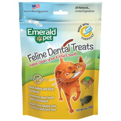 Emerald Pet Turducky Feline Dental Treat (3oz) - Tail Blazers Etobicoke
