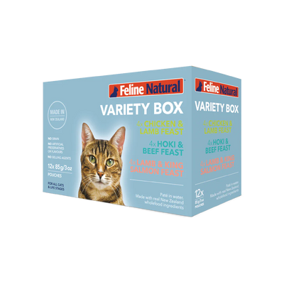 Feline Natural Pouch Variety Box - Tail Blazers Etobicoke