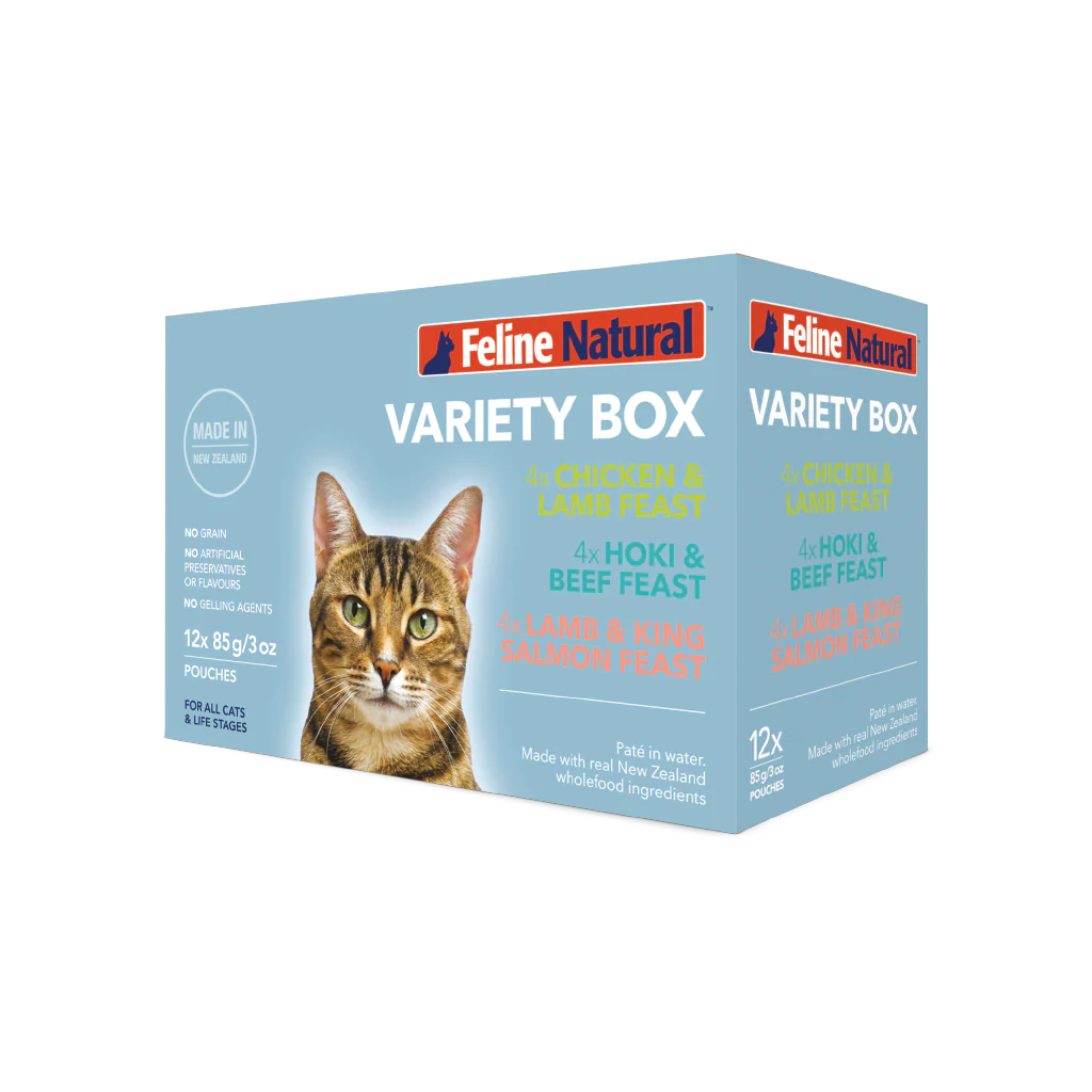 Feline Natural Pouch Variety Box - Tail Blazers Etobicoke