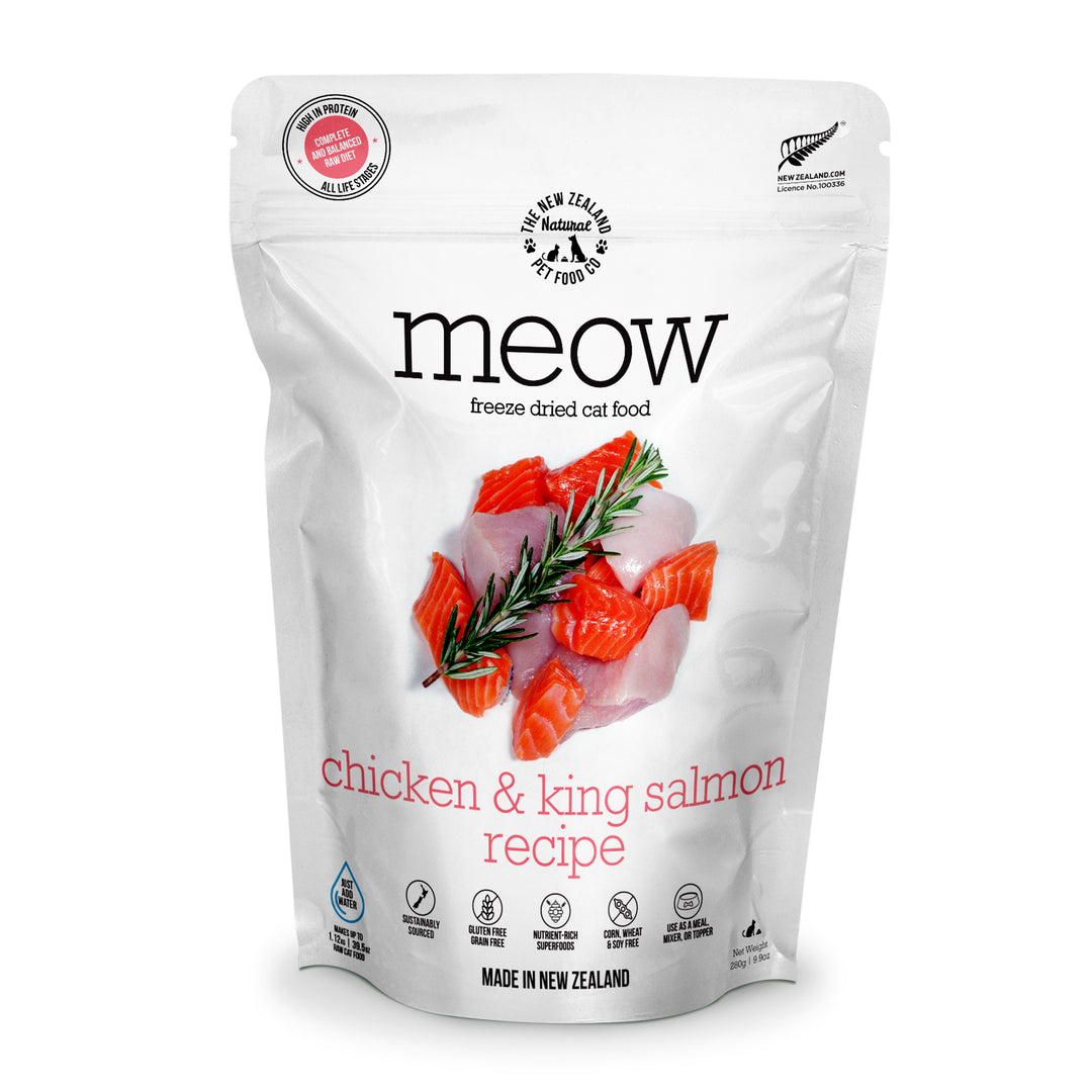 New Zealand Meow Freeze Dried Chicken &amp; King Salmon (50g)