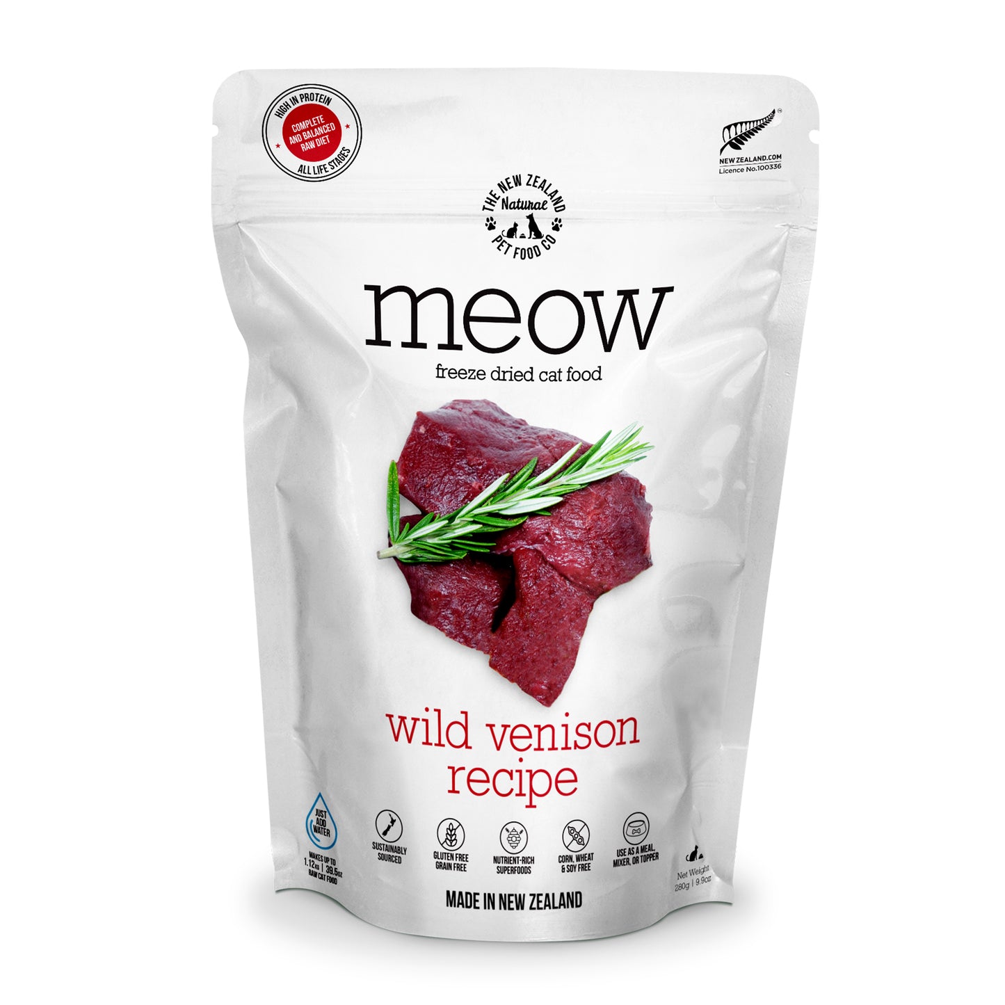 New Zealand Meow Freeze Dried Venison (50g)