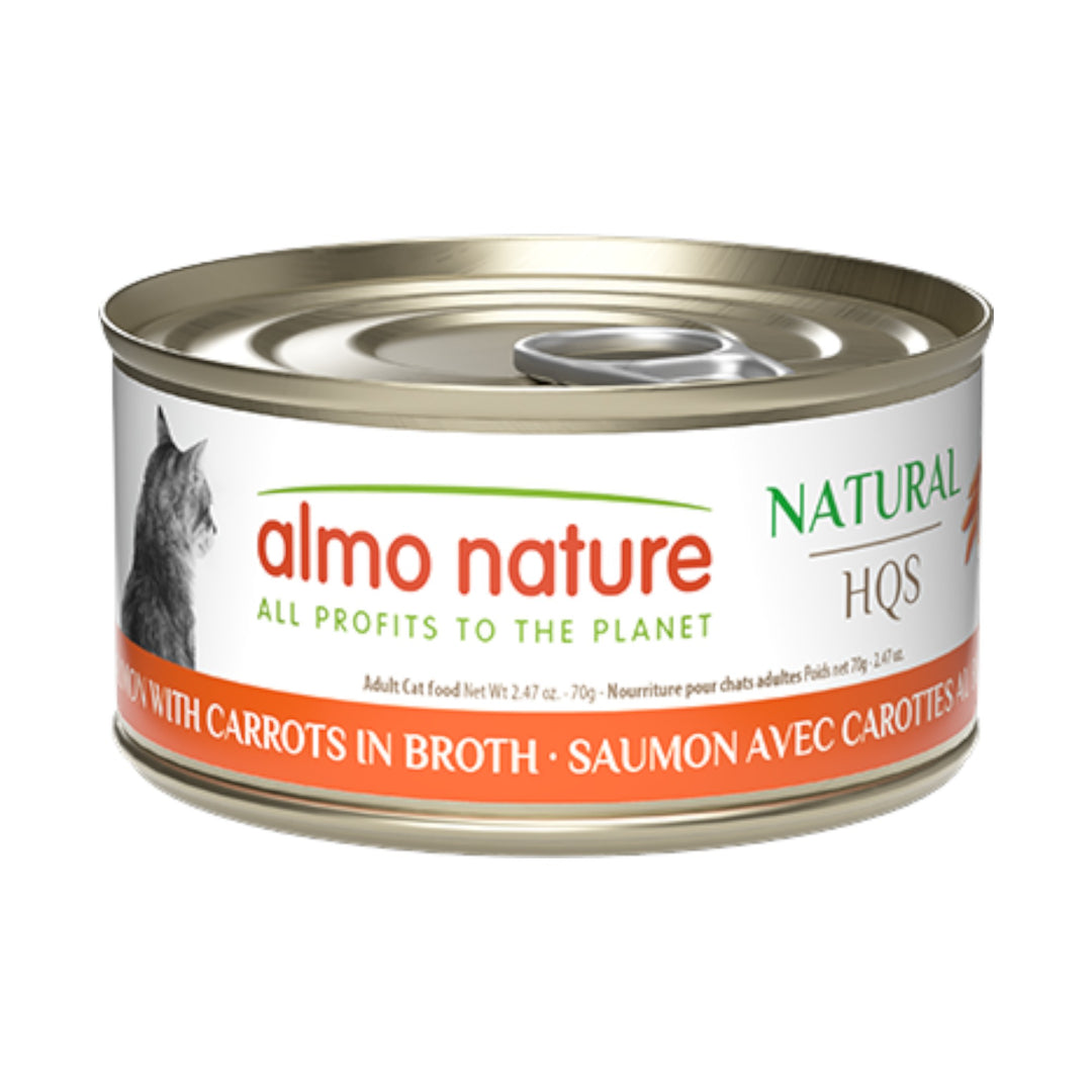 Almo Nature Natural Salmon &amp; Carrot Cat Can (70g)