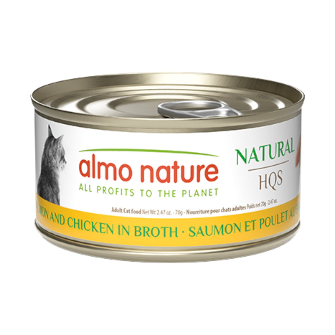 Almo Nature Natural Salmon &amp; Chicken Cat Can (70g)