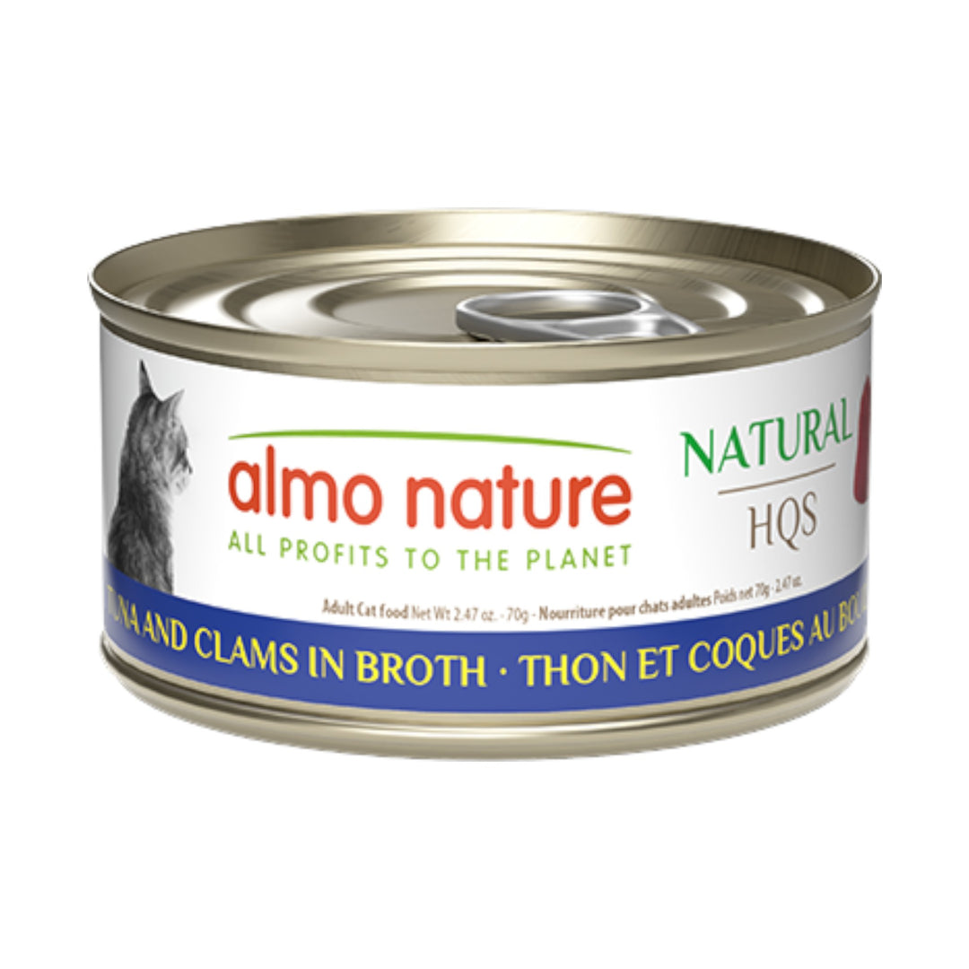 Almo Nature Natural Tuna &amp; Clams Cat Can (70g)
