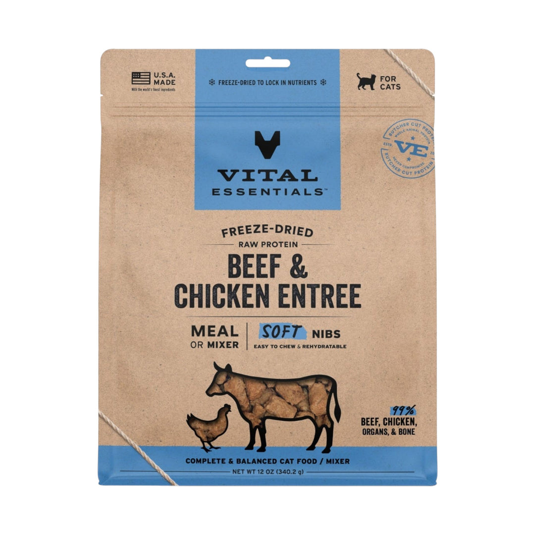 VE CAT FD BEEF/CHIC SOFT NIBS 12OZ