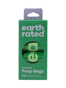 Earth Rated Bio Bags Lavender (120 Ct/ 8 Pack)