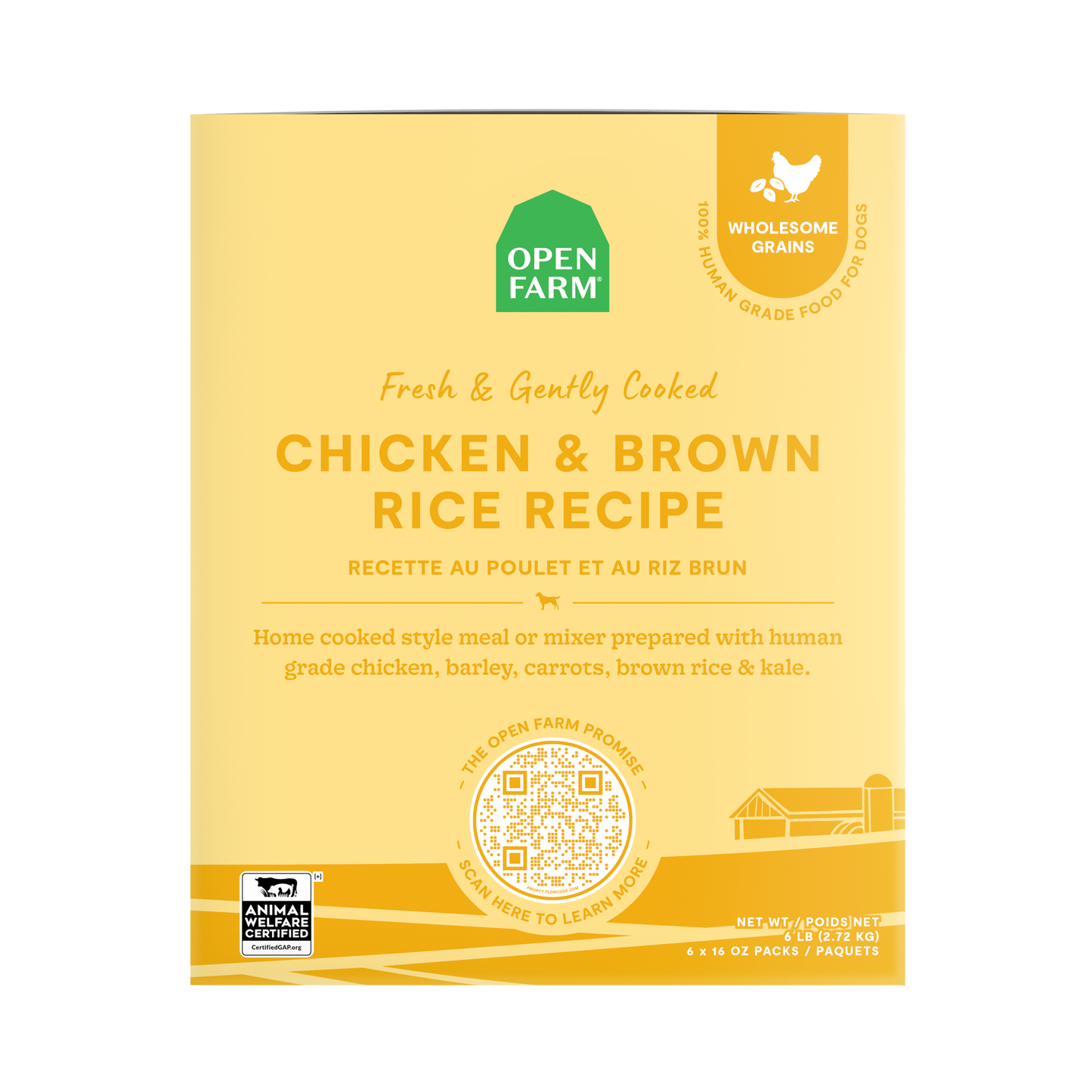 Open Farm Gently Cooked Chicken & Rice (96oz)