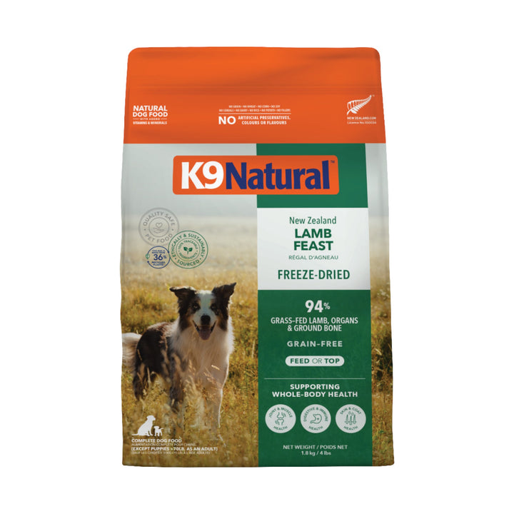 K9 Natural Freeze-Dried Lamb (3.6kg)