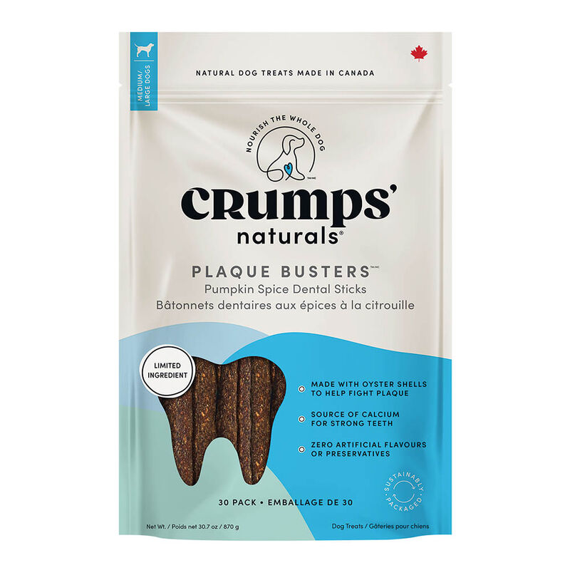Crumps' Plaque Buster 7" Pumpkin 30pk