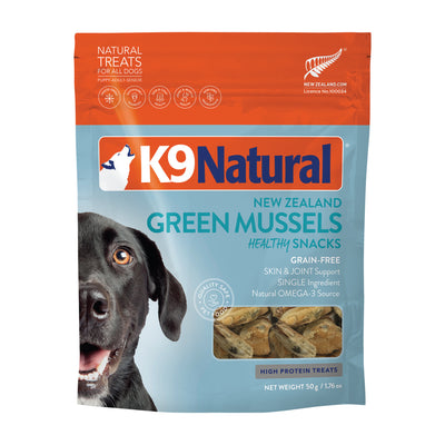 K9 NATURAL FD GRN LIPPED MUSSEL TRT 50G