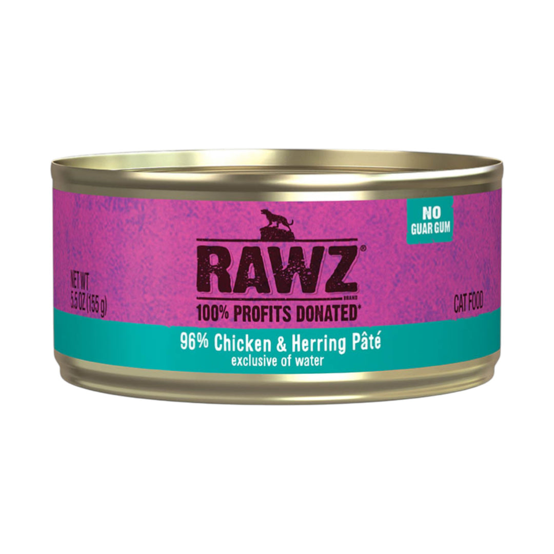 Rawz Chicken &amp; Herring Pate Cat Can (5.5oz)