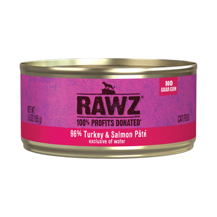 Rawz Turkey &amp; Salmon Pate Cat Can (5.5oz)