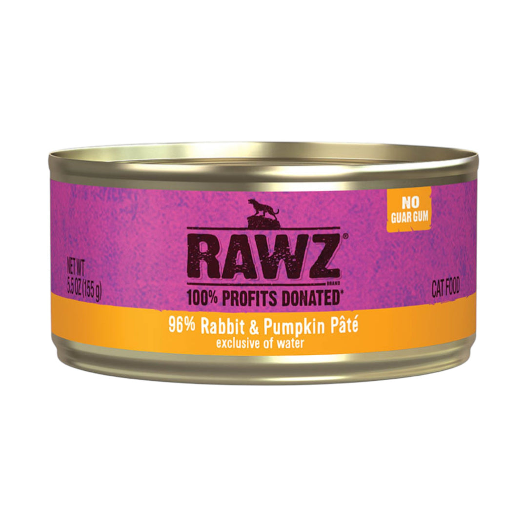 Rawz Rabbit and Pumpkin Pate Cat Can (3oz)