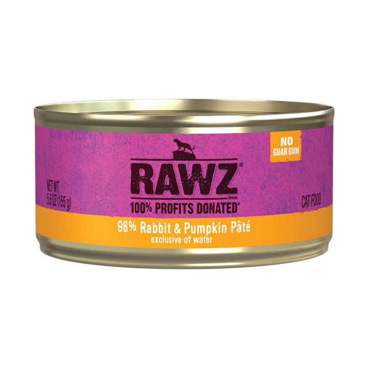Rawz Rabbit and Pumpkin Pate Cat Can (3oz)