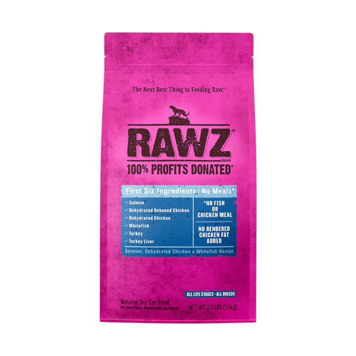 Rawz Salmon Dehydrated Cat Kibble (3.5lb)