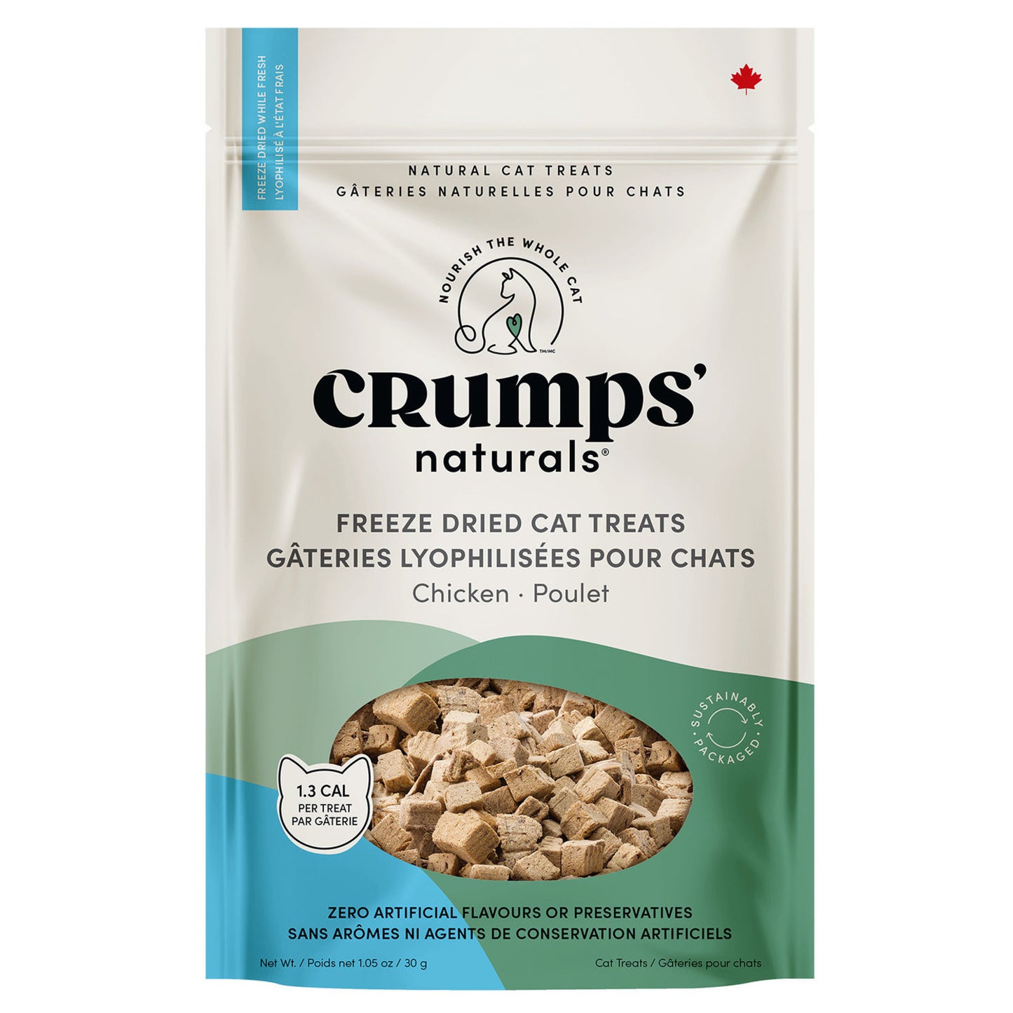 Crumps Freeze-Dried Cat Treats - Chicken 30G