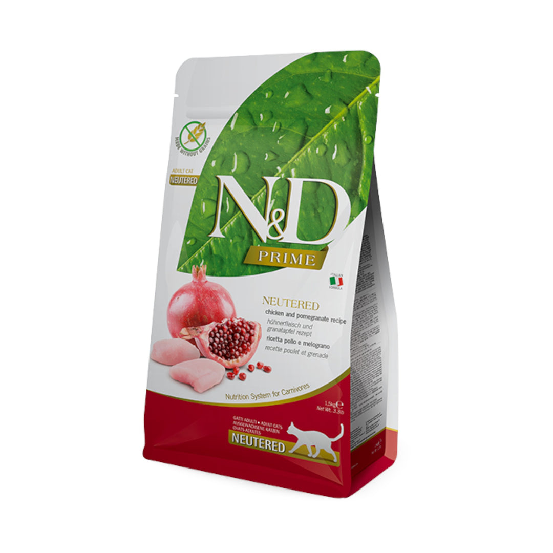 Farmina Prime Chicken/Pomegranate Neutered Cat (5kg)