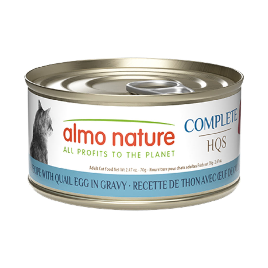 Almo Nature Complete Tuna &amp; Quail Egg Cat Can (70g)