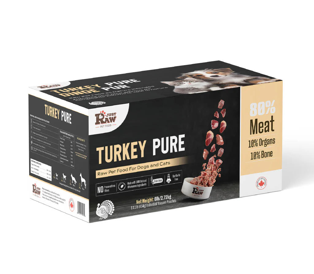 Just Raw Pure Turkey (6lb)