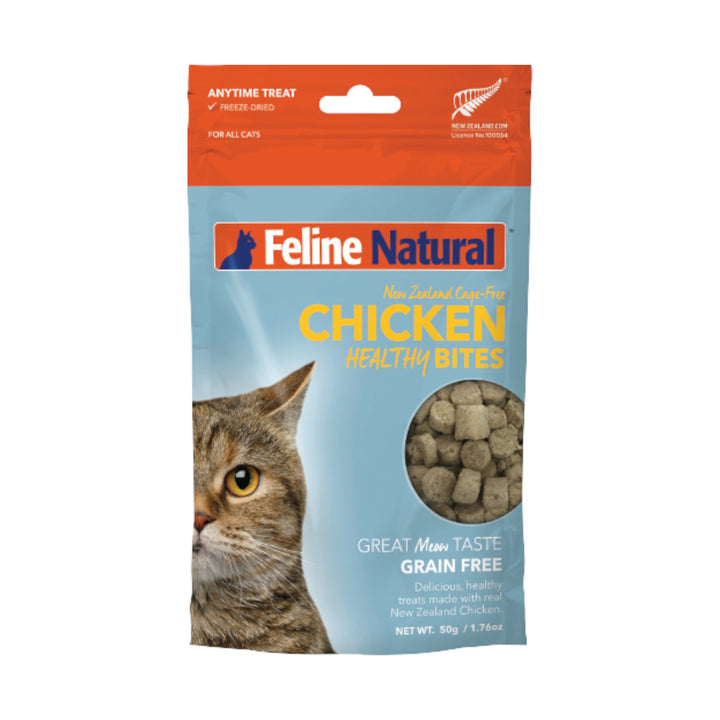 Feline Natural Chicken Healthy Bites Cat Treats (50g)