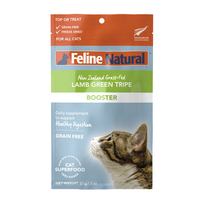 Feline Natural Lamb Tripe Freeze Dried Booster (57g)