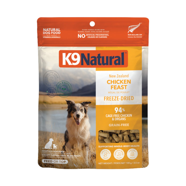 K9 Natural Freeze-Dried Chicken Topper (100g)