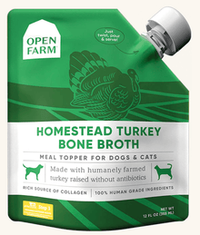 OPEN FARM TURKEY BONE BROTH 12OZ - Tail Blazers Etobicoke
