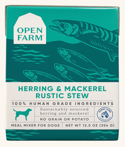 OPEN FARM HERRING/MACK STEW DOG 12.5OZ - Tail Blazers Etobicoke