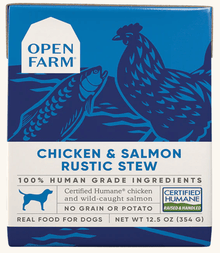OPEN FARM CHIC/SALM STEW DOG 12.5OZ - Tail Blazers Etobicoke