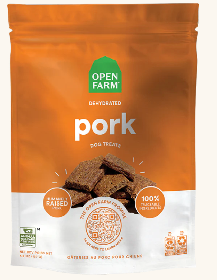 OPEN FARM TREAT PORK 4.5OZ - Tail Blazers Etobicoke