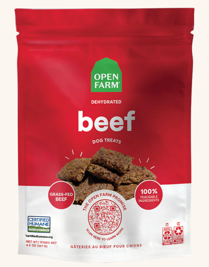 OPEN FARM TREAT BEEF 4.5OZ - Tail Blazers Etobicoke