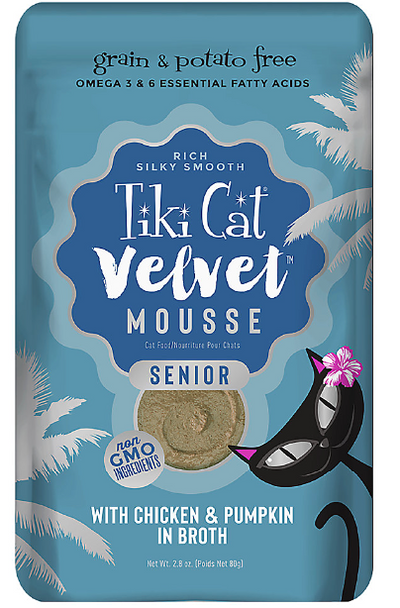 TIKI CAT VEL SENIOR CHIC/PUM PCH 2.8OZ - Tail Blazers Etobicoke